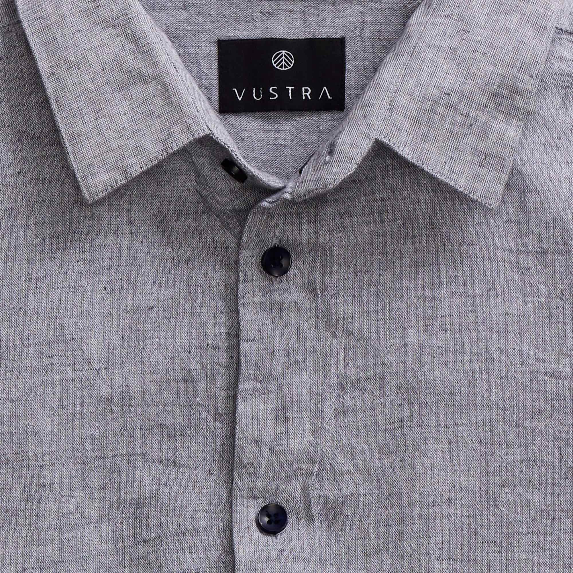 Vustra men's linen button up top