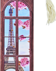 Springtime in Paris Beaded Bookmark