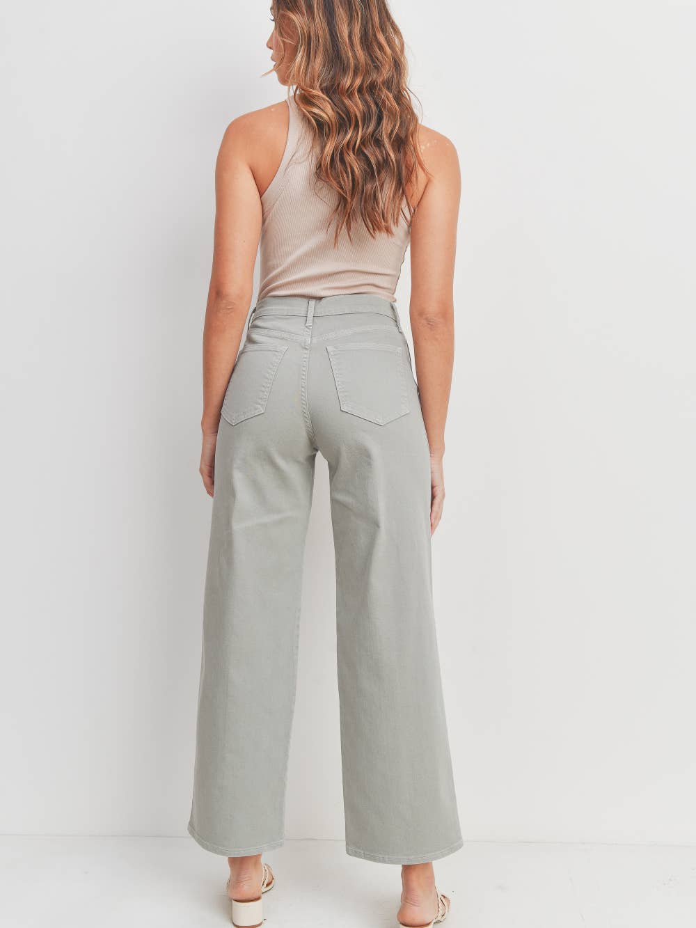 Seamed Utility Straight Leg Jean