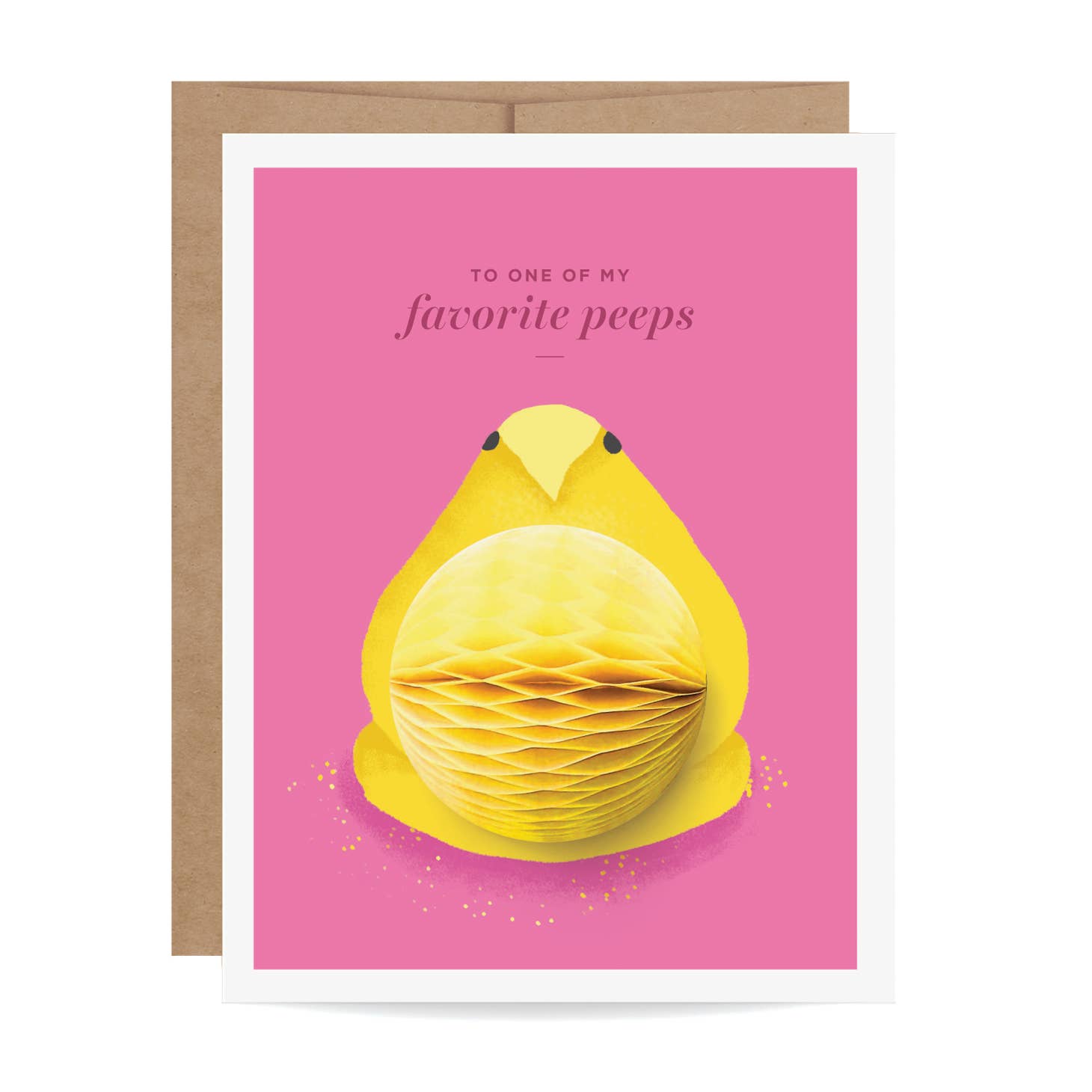 Pop-up Peeps Easter Card