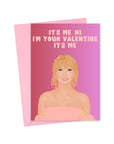 Taylor Swift Valentine's Day Card Pop Culture Cards Swiftie