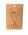 Birthstone Crystal Set: June Moonstone
