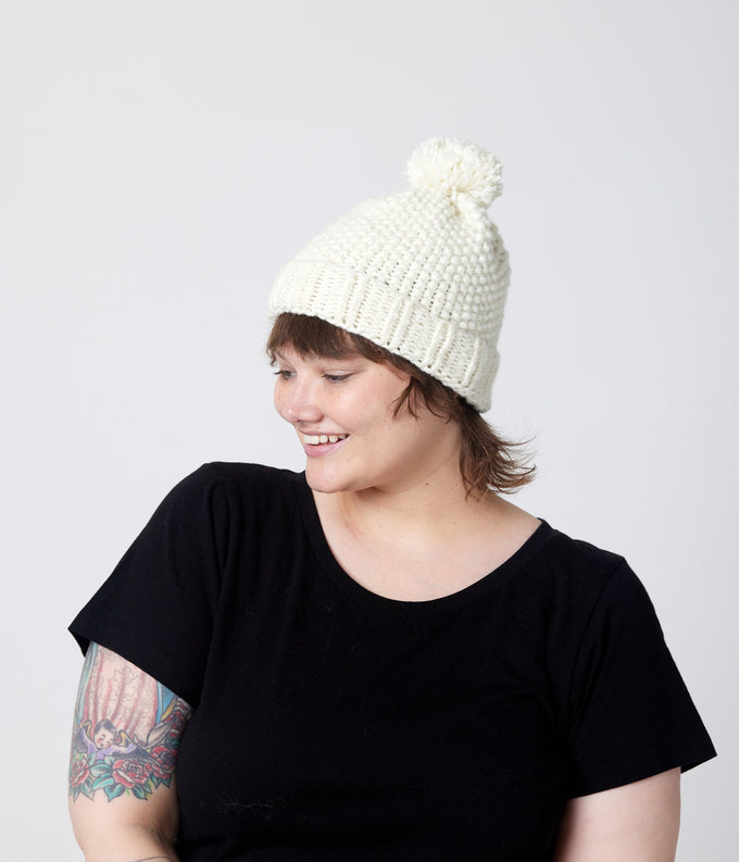 Ollie Knit Hat with Pom