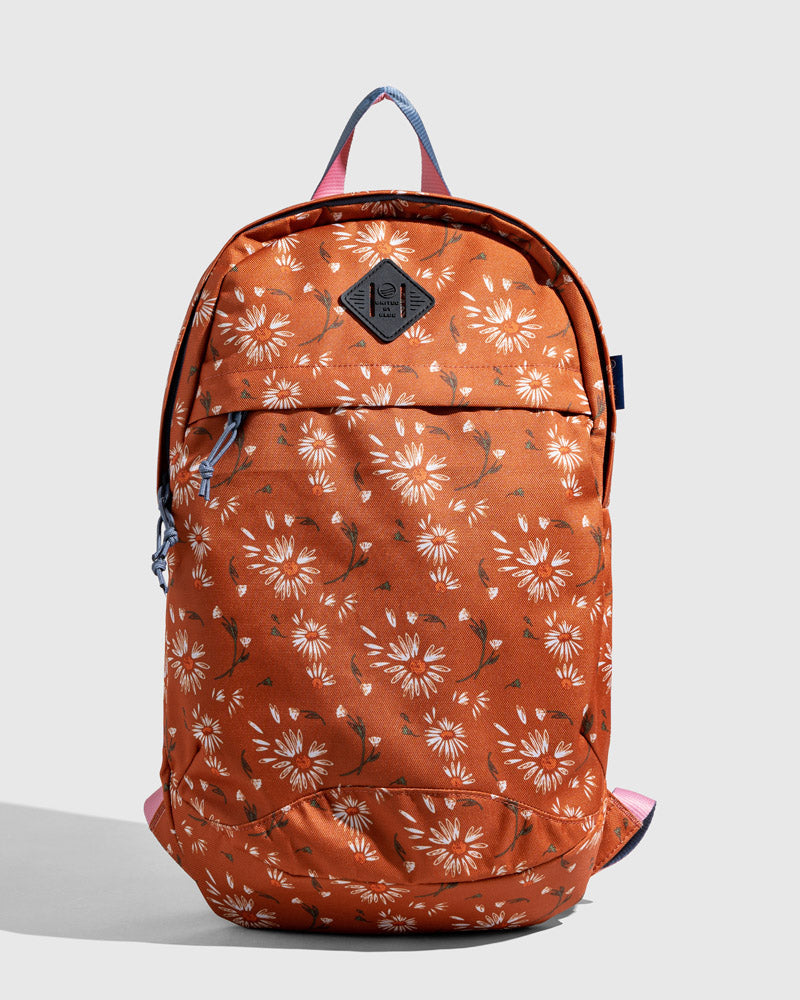 Orange discount backpack women's