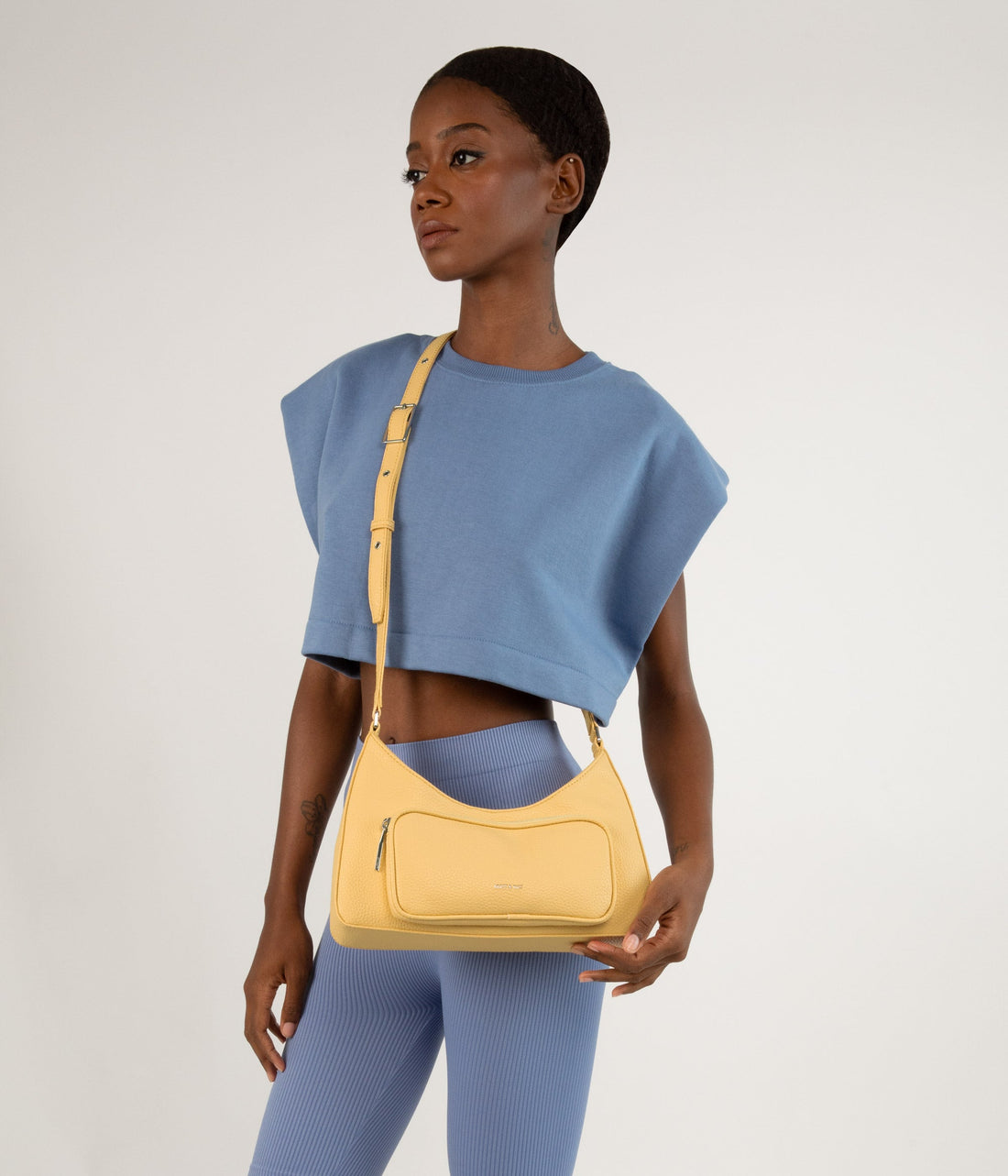 Palm Vegan Crossbody Bag- Purity