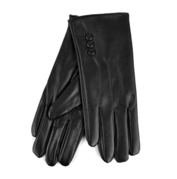 Women's PU Leather Winter Touch Screen Gloves