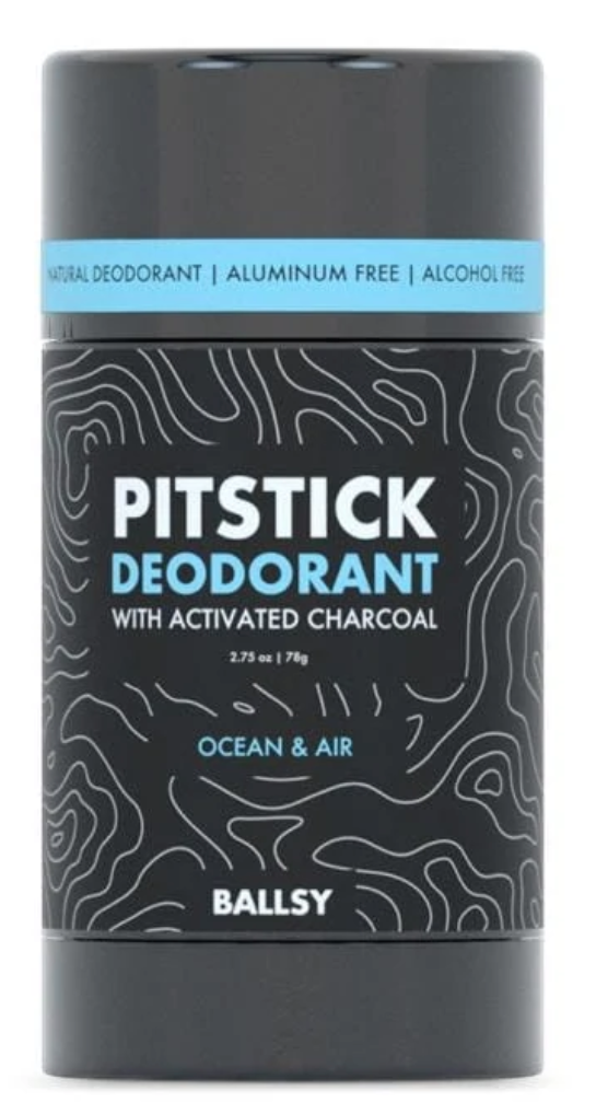Pitstick Activated Charcoal Natural Deodorant