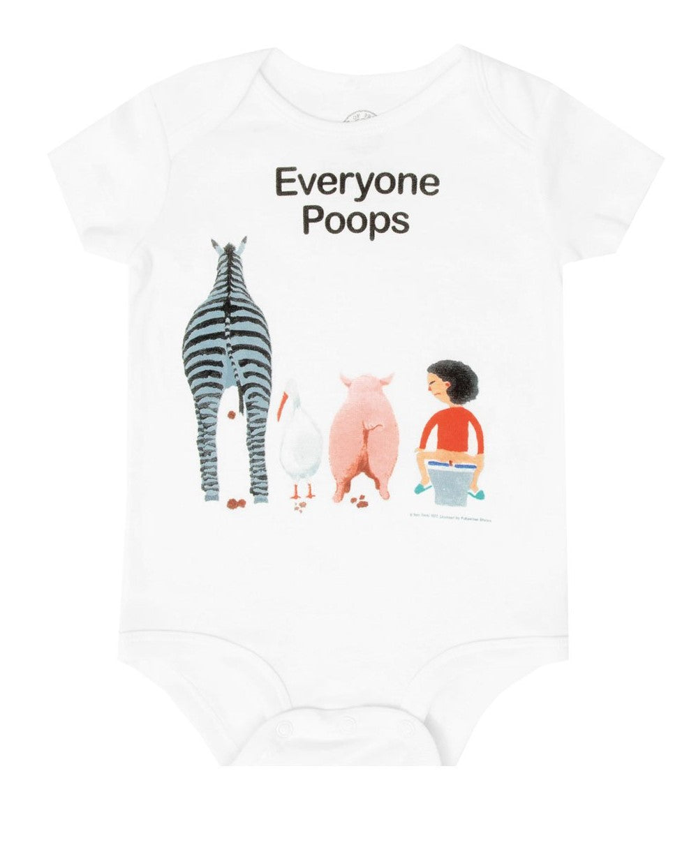 Out of Print:  Everyone Poops Bodysuit (Baby)