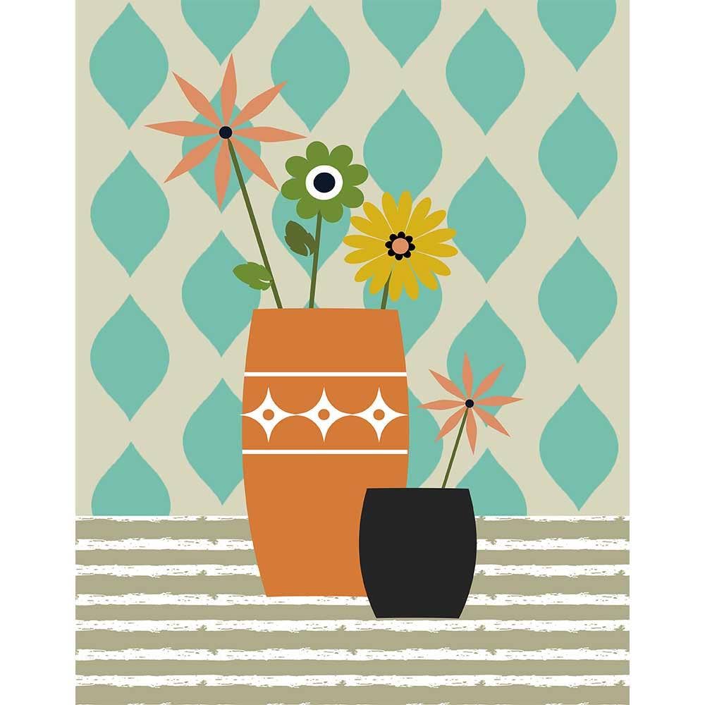 Flowers in Vase Art Print