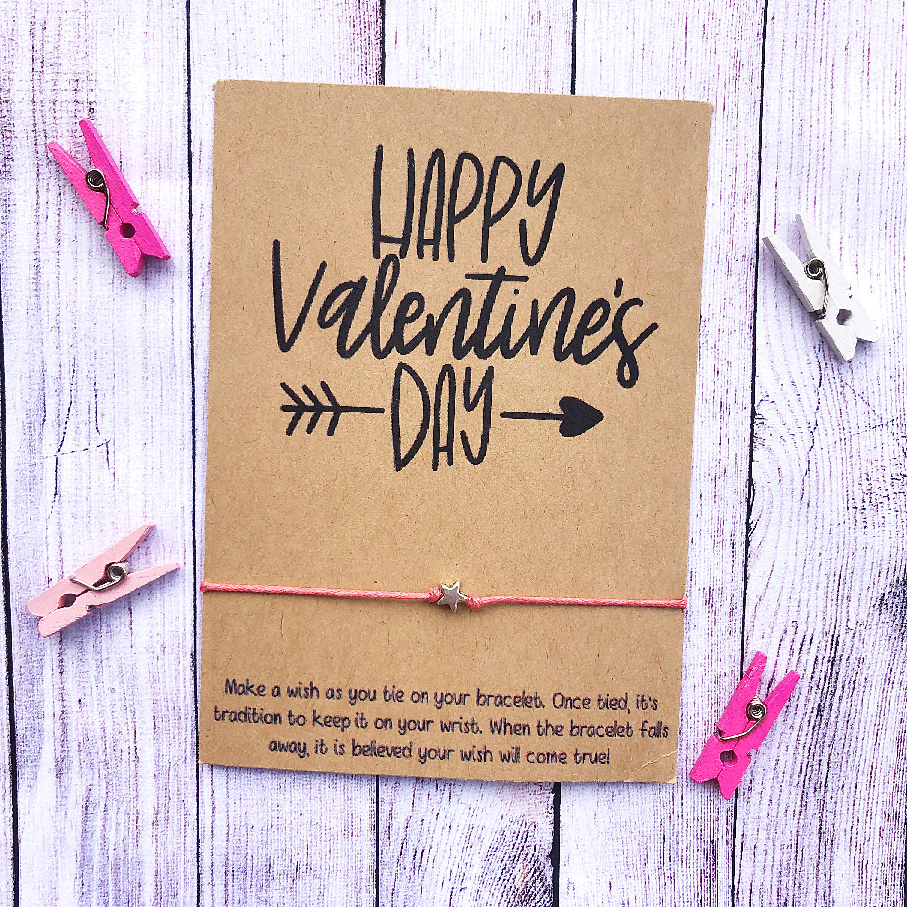 Happy Valentines Day Wish Bracelet