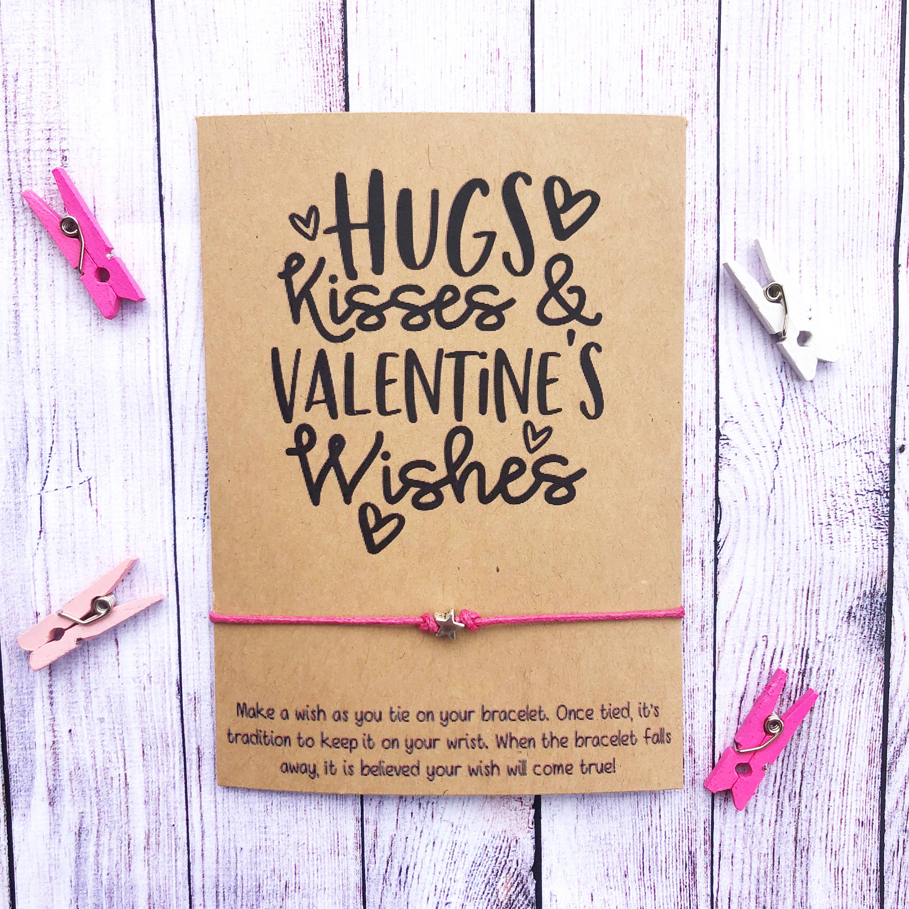 Hugs Kisses & Valentine's Wish Bracelet