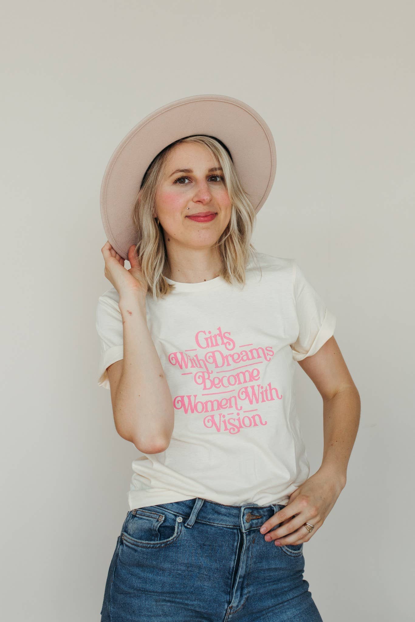 Girls With Dreams, Inspiring Women&#39;s Graphic T-Shirt