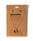 Birthstone Crystal Set: December Turquoise