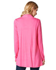 Made in USA Viscose From Bamboo Jersey Knit Cardigan