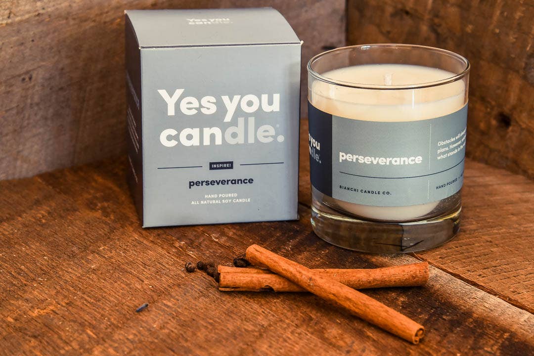 Perseverance Yes You Candle