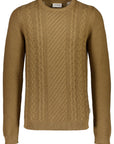 Cable Knit Style Cotton Sweater