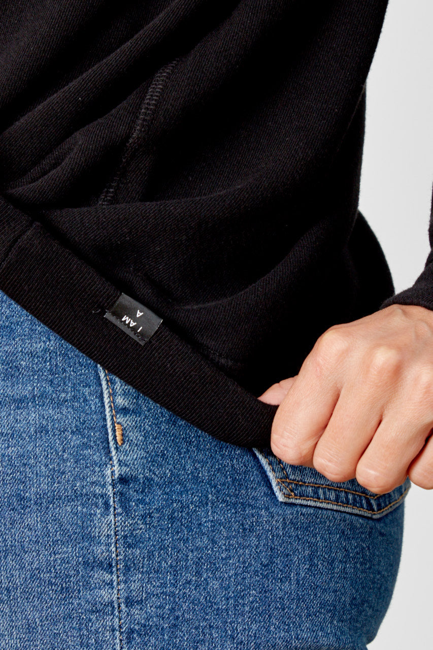 Good hYOUman The Smith Sweatshirt- Black