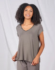 Faceplant Dreams Bamboo® Classic V-Neck Tee Shirt