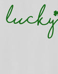 St. Patrick Lucky racer back womens tee