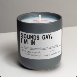 The Gay Agenda Candles