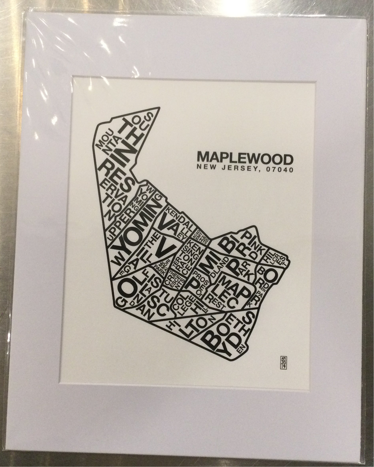 South Orange &amp; Maplewood Map Prints
