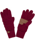 C.C Knitted Touch Screen Compatible Gloves