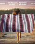Authentic Extra Large Mexican Blanket (70"x50")