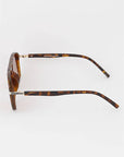 Straight Aviator Sunglasses