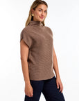 Ottoman Cap Sleeve Sweater