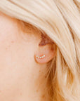 Screwback Stud Earrings - Abigail - Sparkle