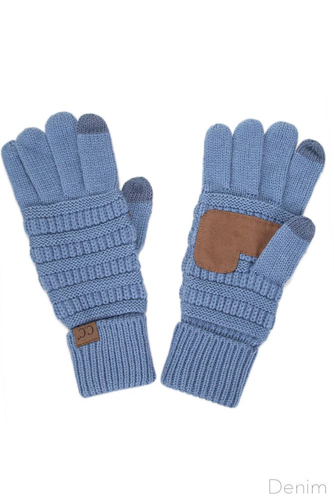 C.C Knitted Touch Screen Compatible Gloves