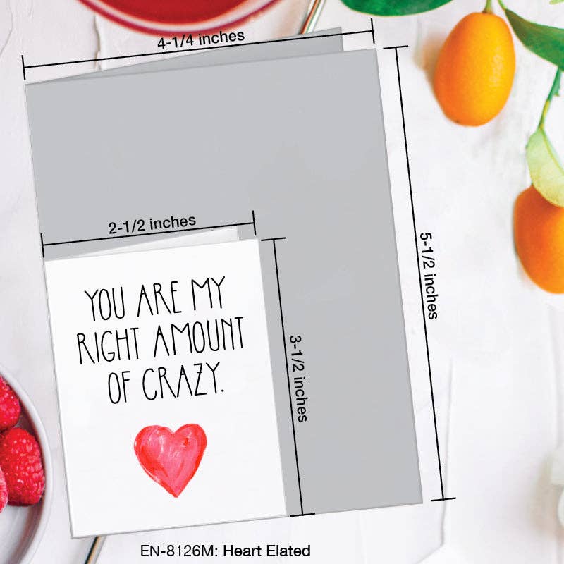 Heart Elated, Greeting Card (