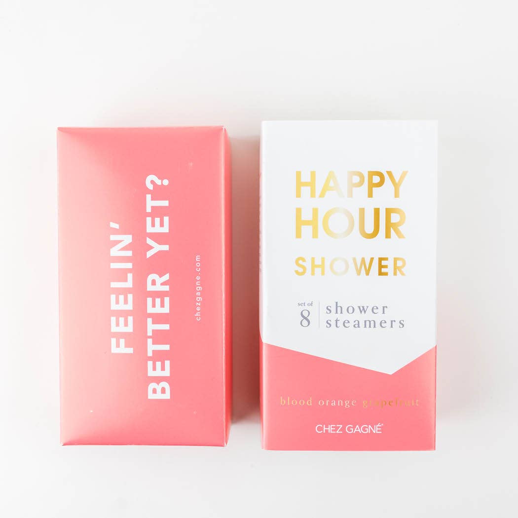 Happy Hour Shower Shower Steamers - Blood Orange Grapefruit