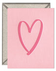 Brushed Heart - Love + Anniversary card