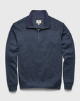 Bobby Cashmist Fleece Quarter Zip - Navy heather