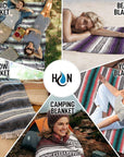 Authentic Extra Large Mexican Blanket (70"x50")