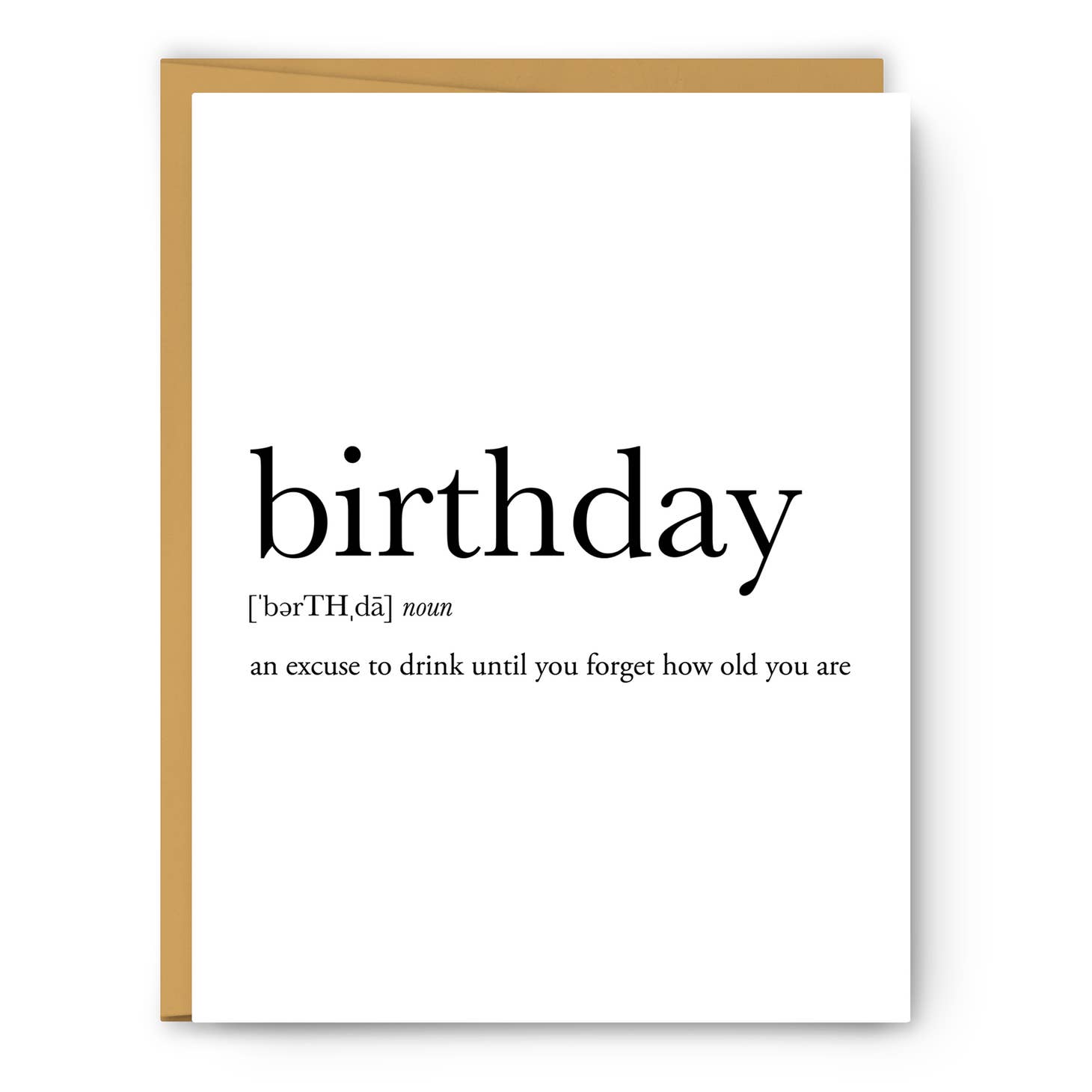 Birthday Definition- Birthday Card