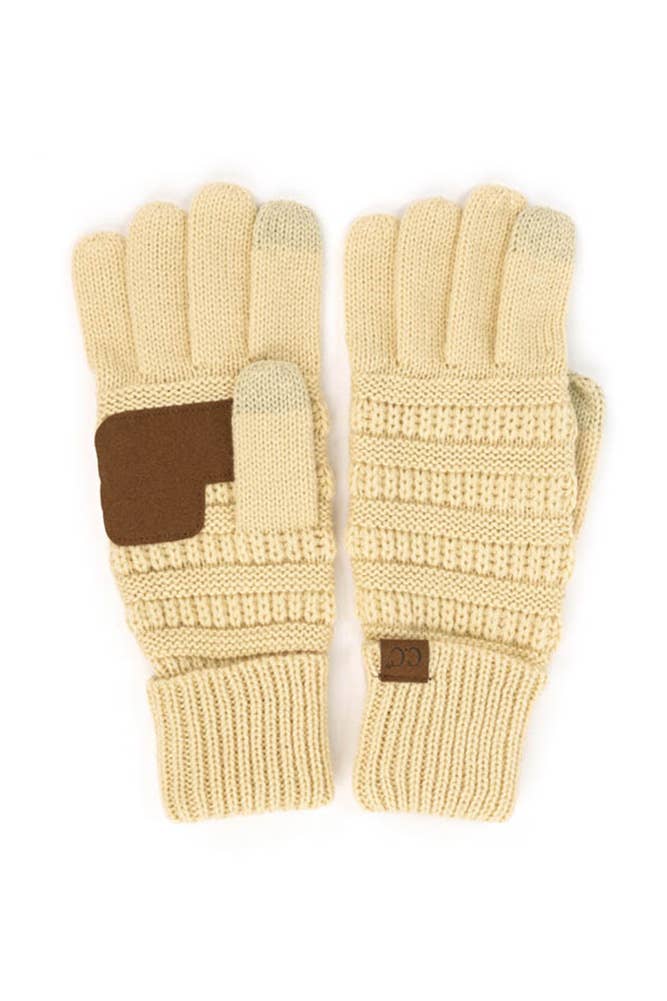 C.C Knitted Touch Screen Compatible Gloves