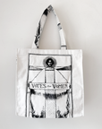 100% Cotton Canvas Square Gussy Bag