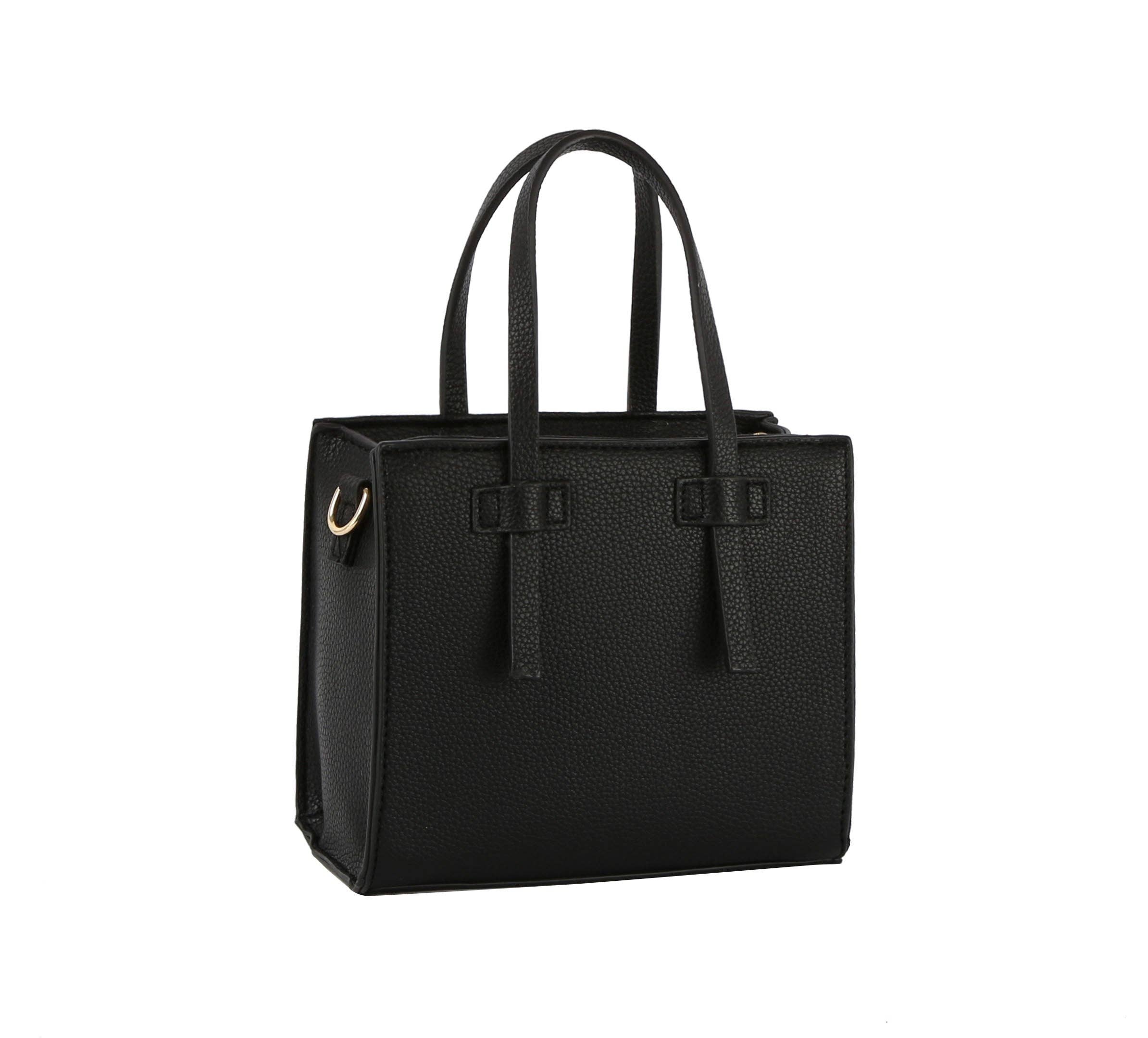 Mini Handle Crossbody accent  tote