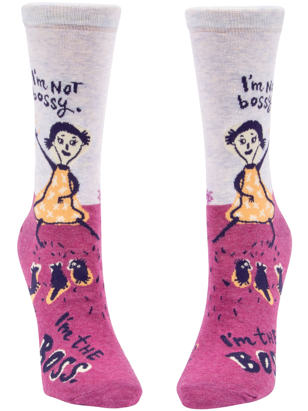 I'm Not Bossy Crew Socks