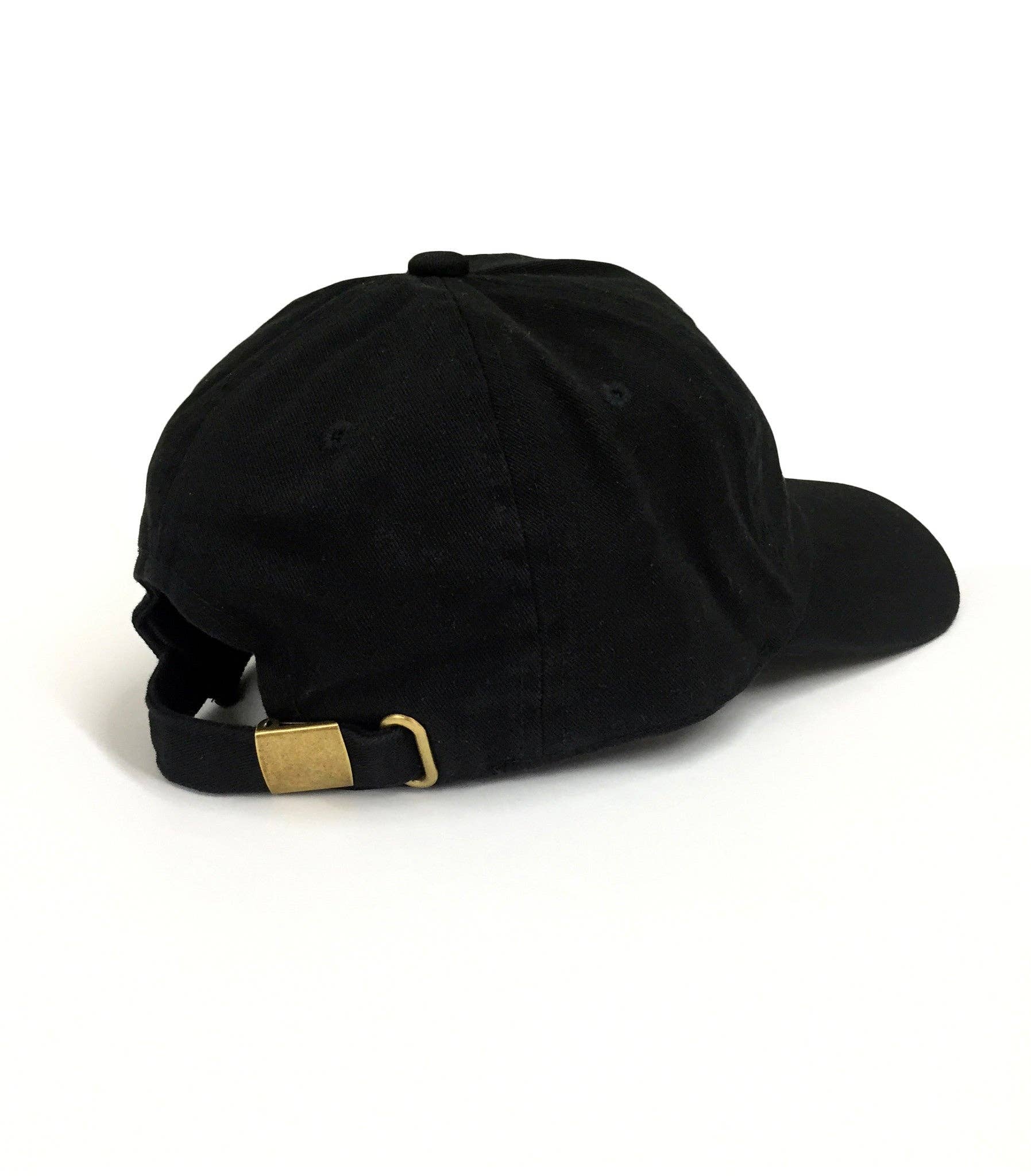 Yes Chef Embroidered Dad Hat - Black Cotton Unisex