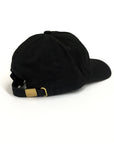 Thinking Cap Embroidered Dad Hat - Black Cotton