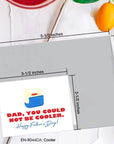 Cooler, DAD Greeting Card (