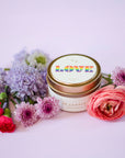Love Pride Just Because 4 oz. Candle Tin