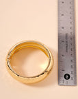 Hammered Gold Plated Cuff Bracelet