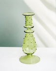 Artist Style Glass Candlestick Holder