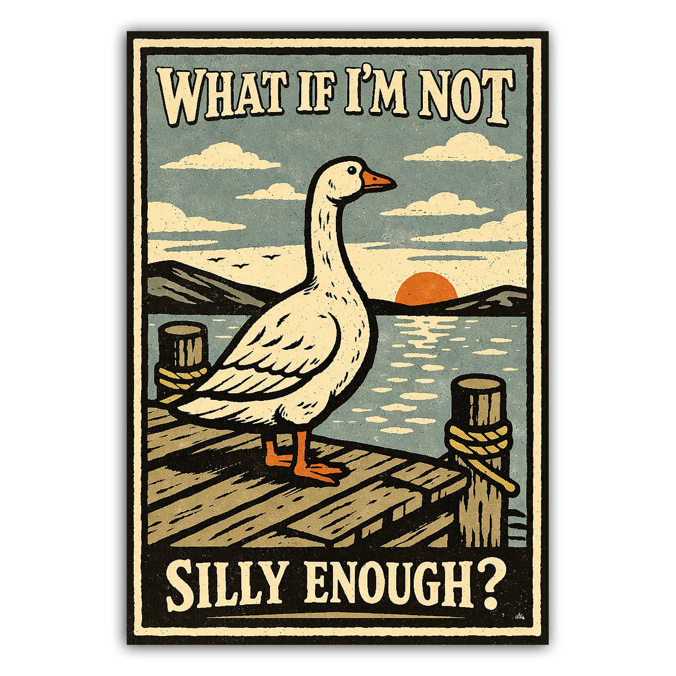 What If I'm Not Silly Enough Sticker