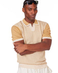 Men's Textured Polo Shirt