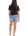 5" MID-RISE ROLL CUFF JEAN SHORTS IN DENYSE